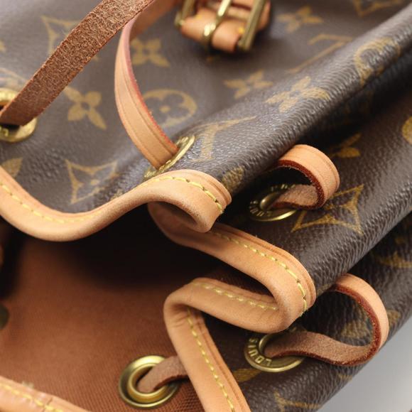 LOUIS VUITTON Brown Monogram Leather Backpack - Picture 11 of 11
